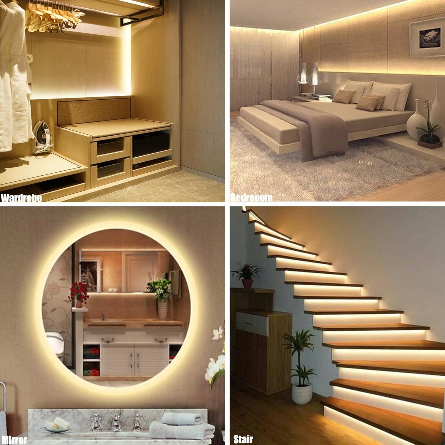 Tira LED 5m RGH LIGHTING 300 LEDs 3000K Regulable con Control Remoto