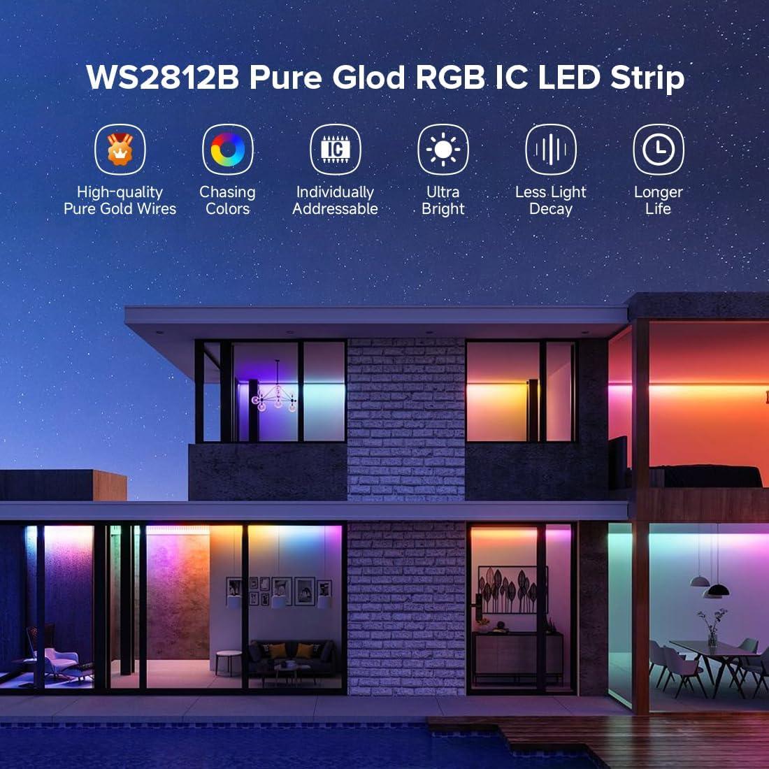 Tira LED RGB WS2812B BTF-LIGHTING 5M 300LED IP30 Flexible