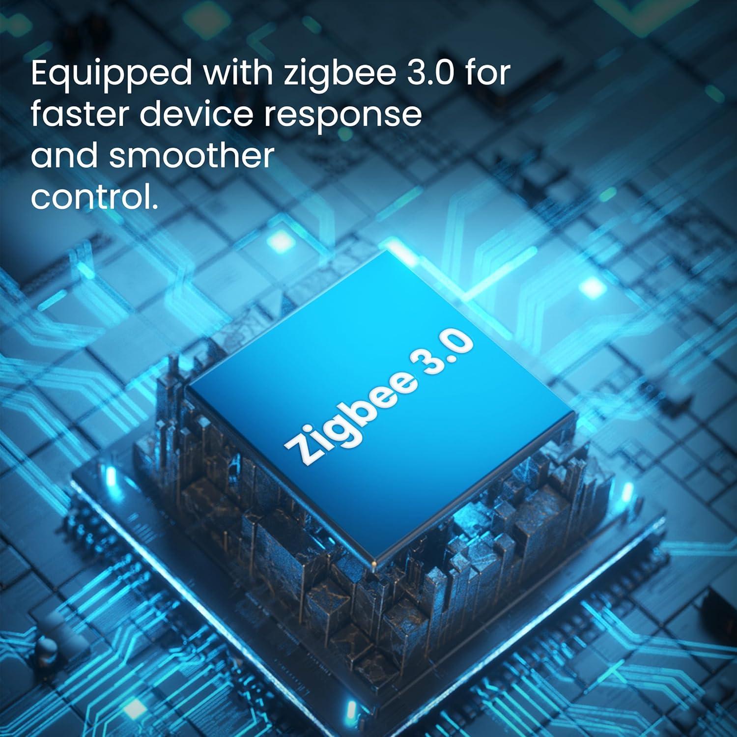 Hub de Hogar Inteligente Tuya ZigBee 3.0 Blanco - Controla 50 Dispositivos