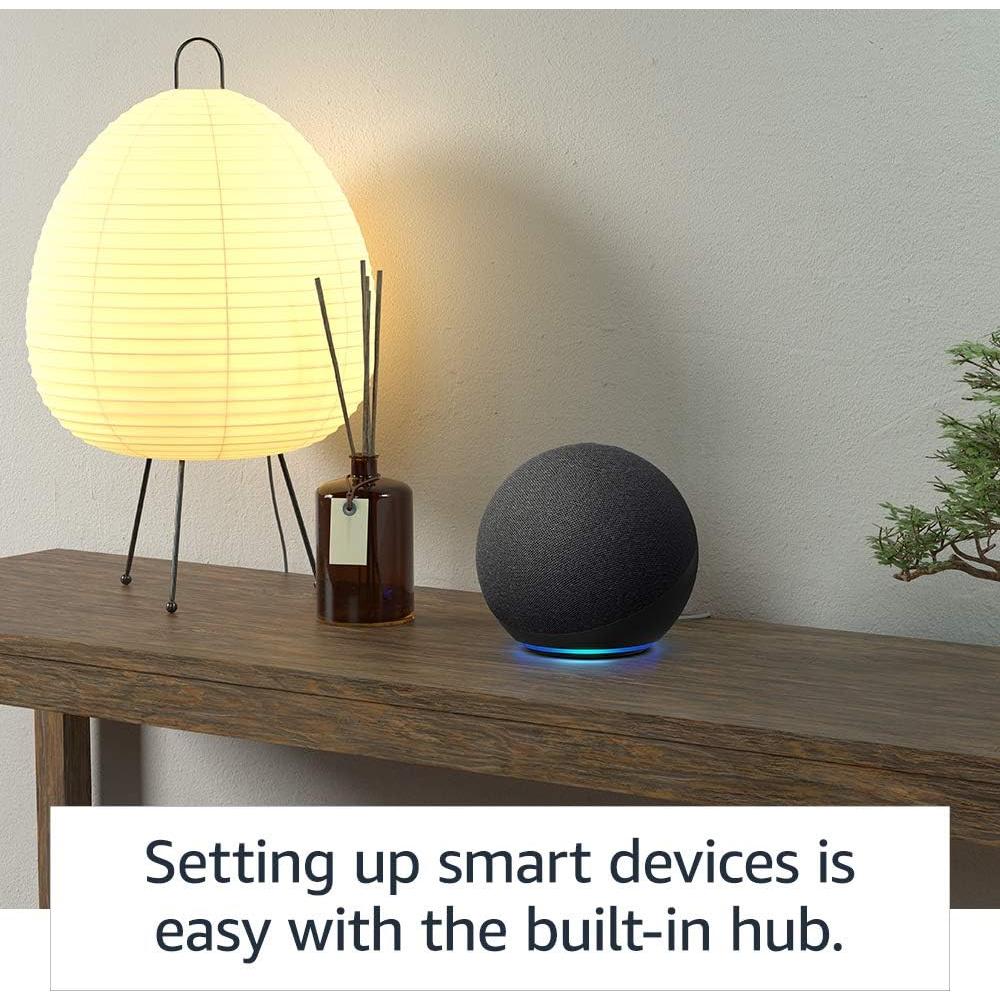 Echo (4th generation) International Version | With premium sound, smart home hub and Alexa | Charcoal