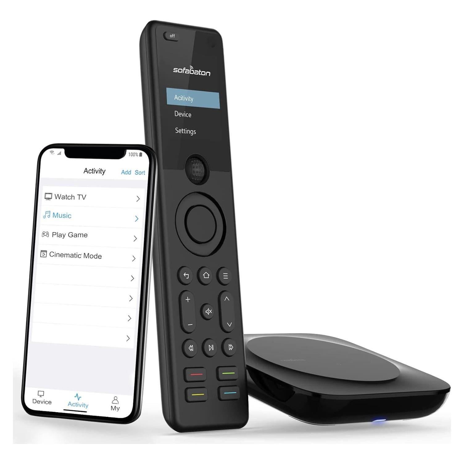 Control Remoto Universal SofaBaton X1 con Hub y App - Controla 60 Dispositivos