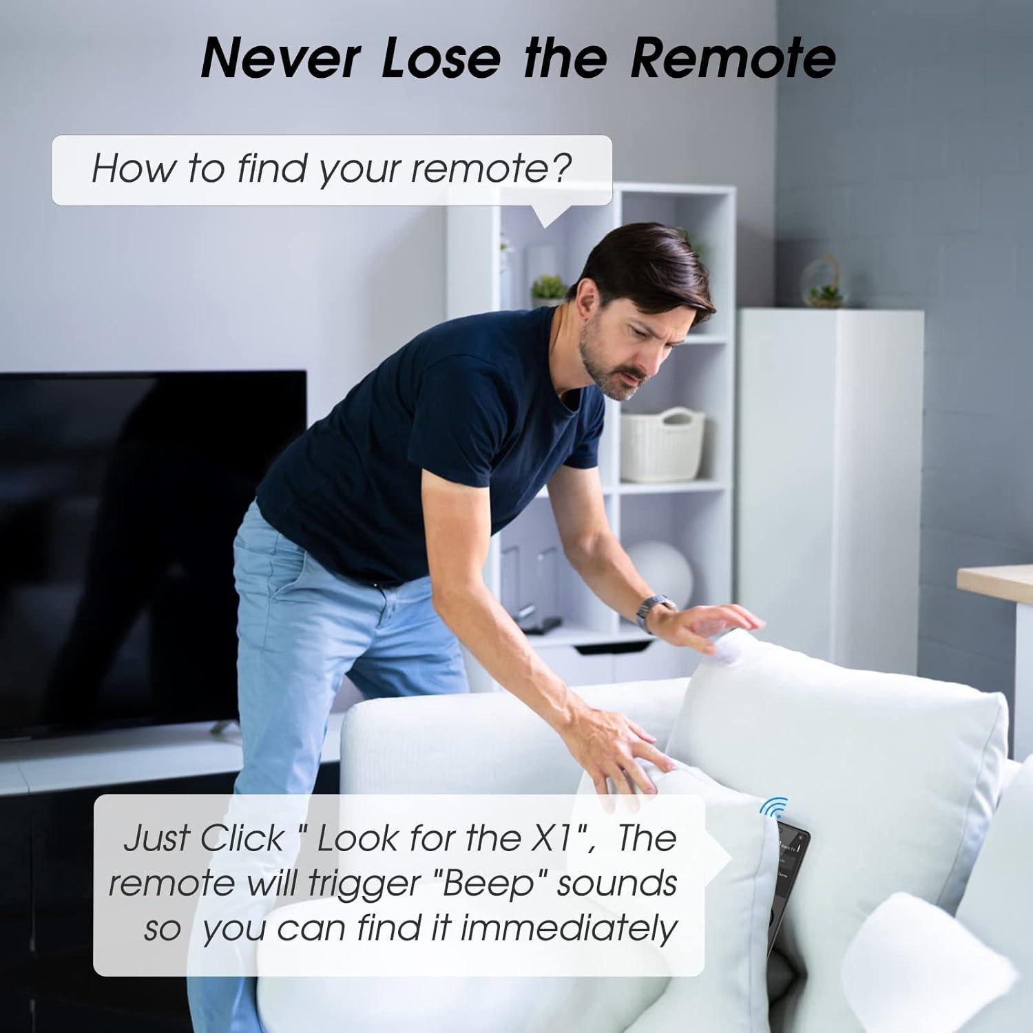 Control Remoto Universal SofaBaton X1 con Hub y App - Controla 60 Dispositivos