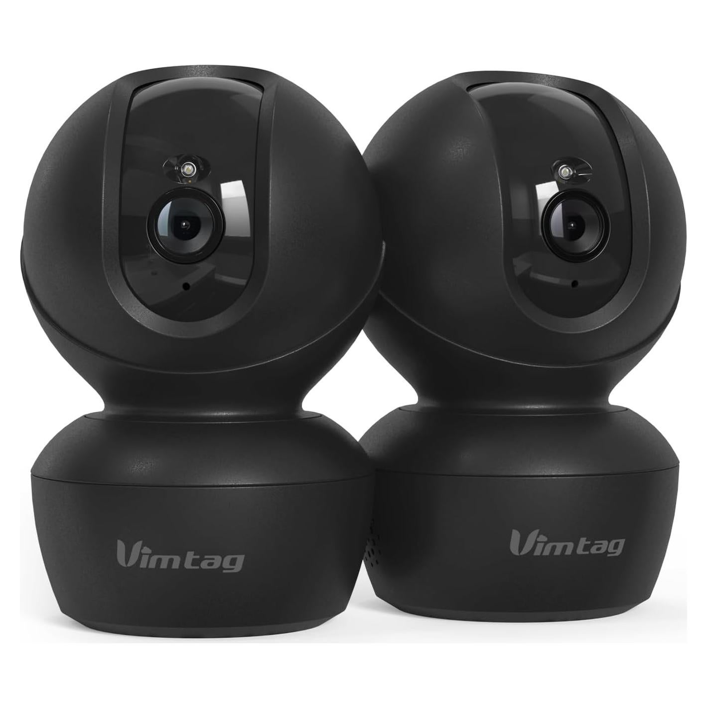 Cámara de Seguridad VIMTAG 2.5K Interior Paquete de 2