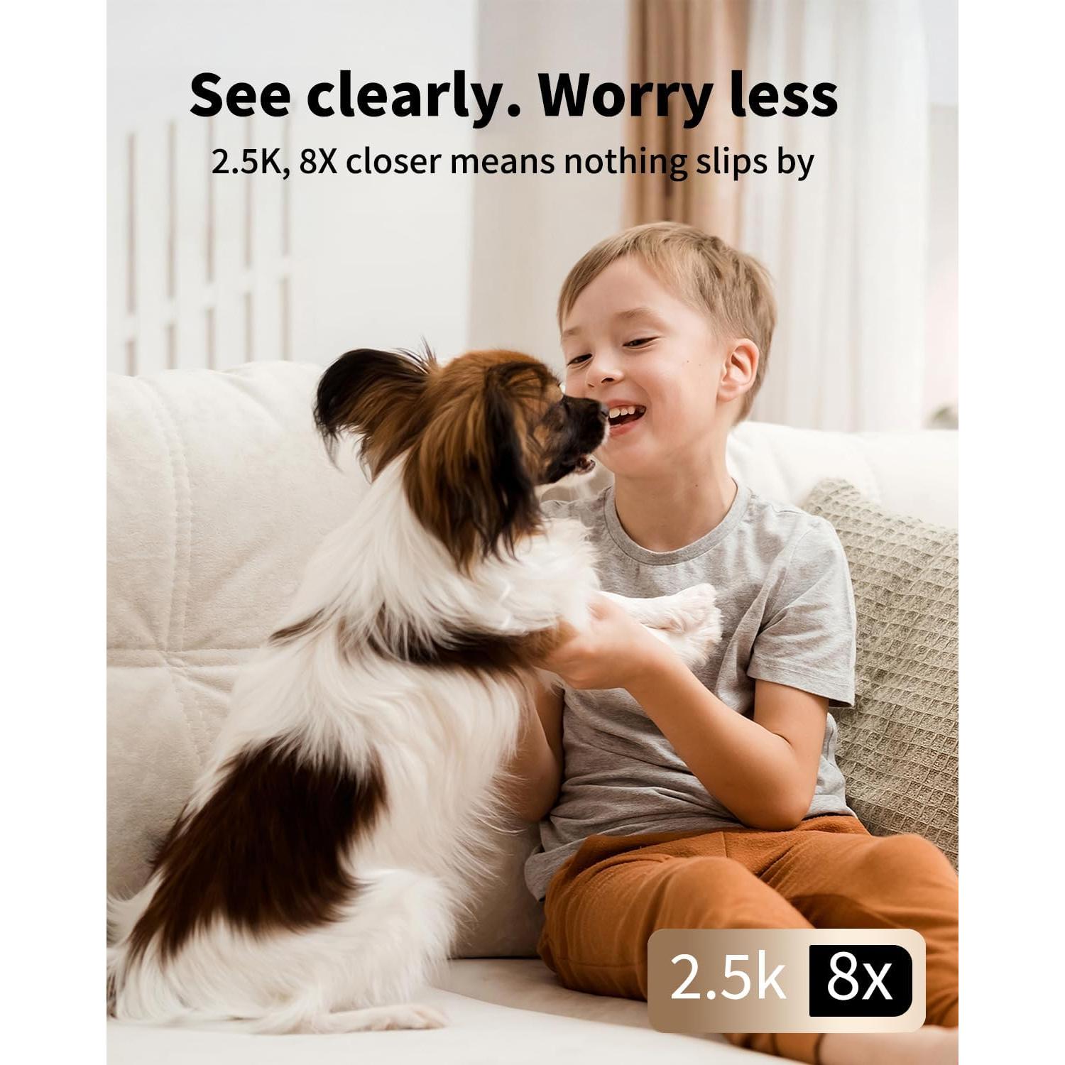 Cámara de Seguridad VIMTAG 2.5K Interior Paquete de 2