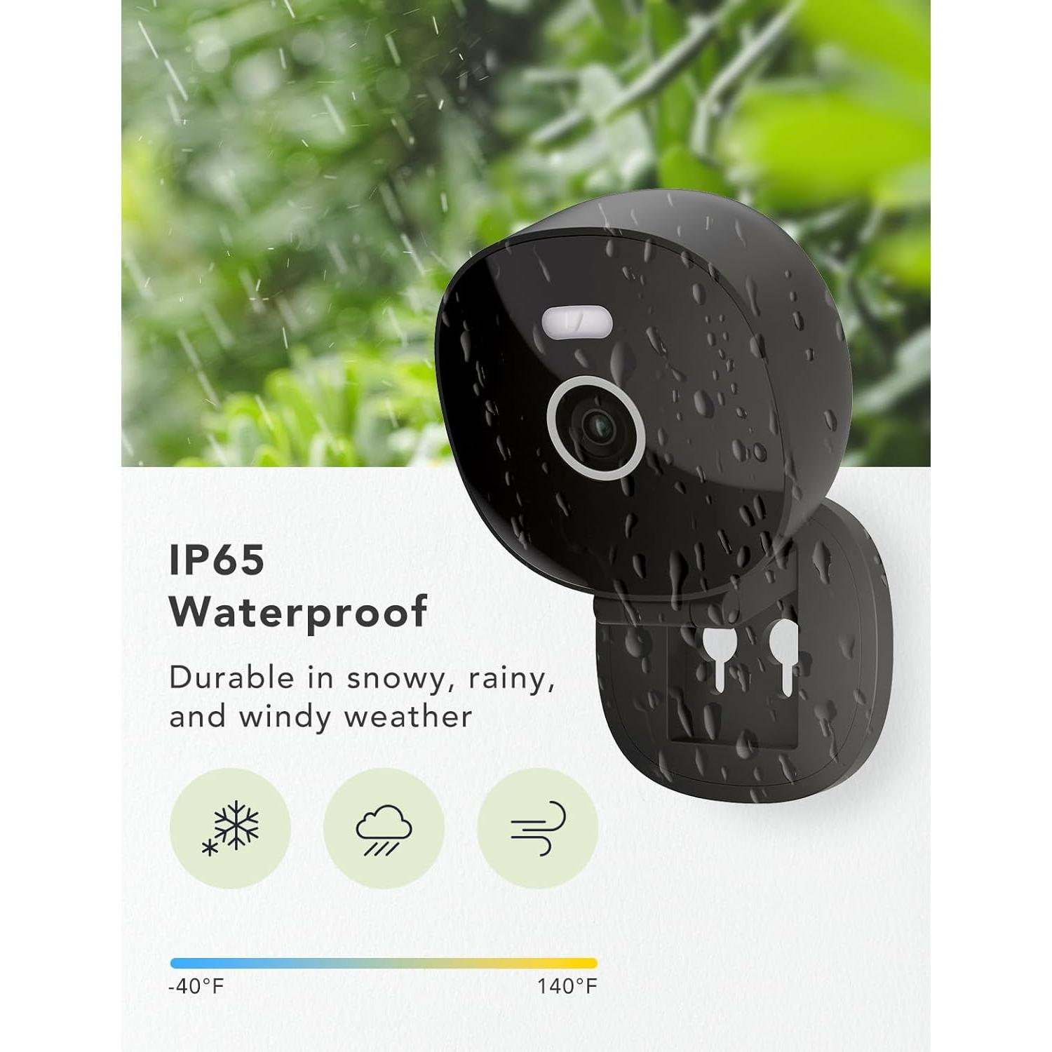 Cámara de Seguridad 2K FAMVIVA IP65 con Visión Nocturna