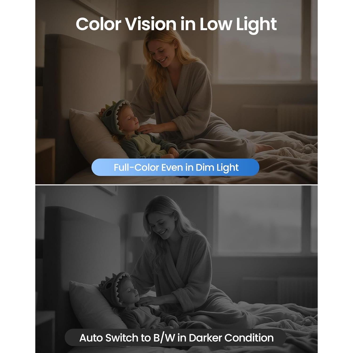 Cámara de Seguridad ZOSI C518 4K WiFi Pan/Tilt Interior