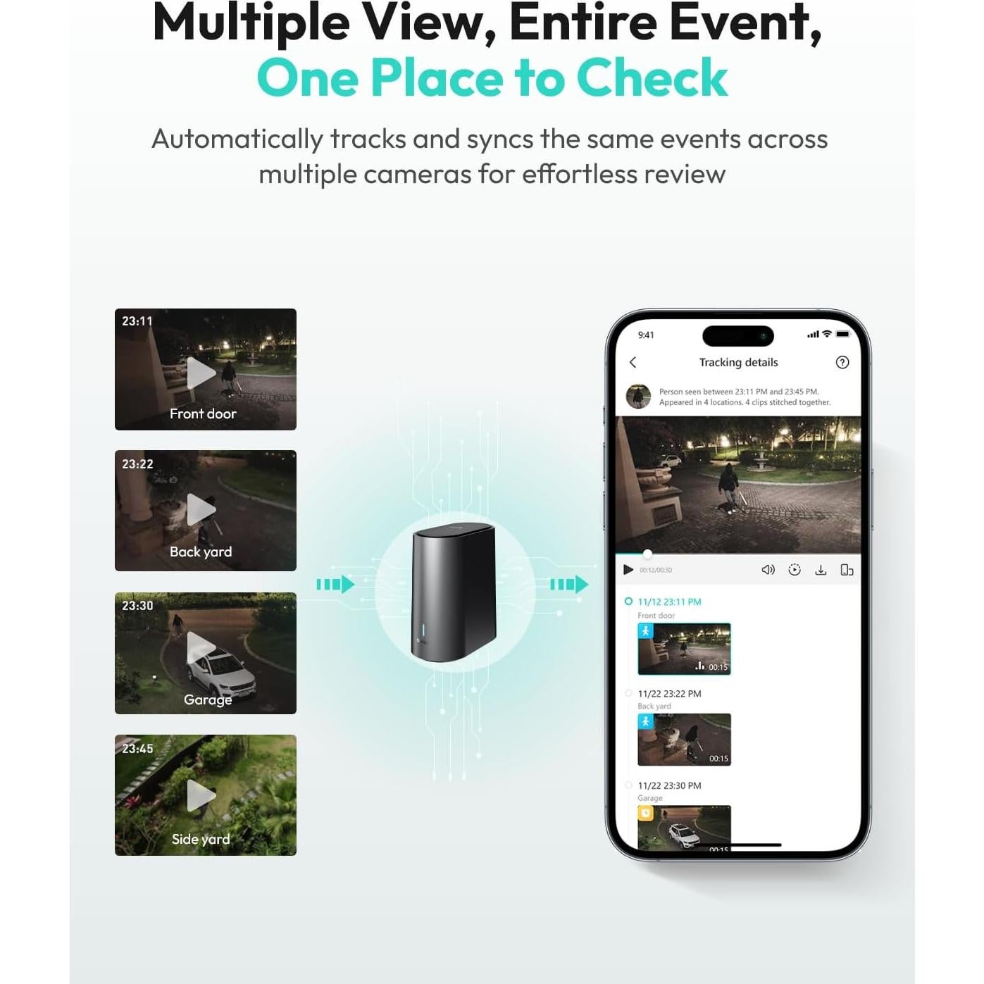 Kit de 4 Cámaras de Seguridad Inalámbricas BOTSLAB 4K Solar