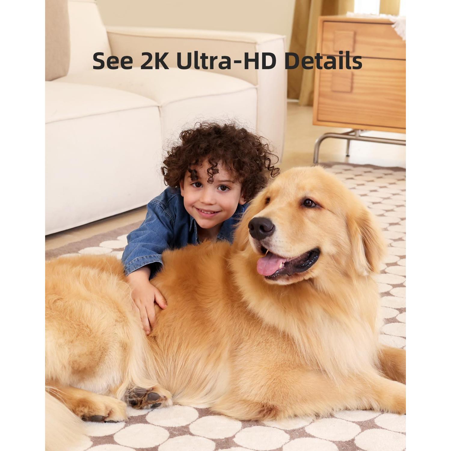 Cámara de Seguridad Interior Noorio T110 2K WiFi 5GHz 360°