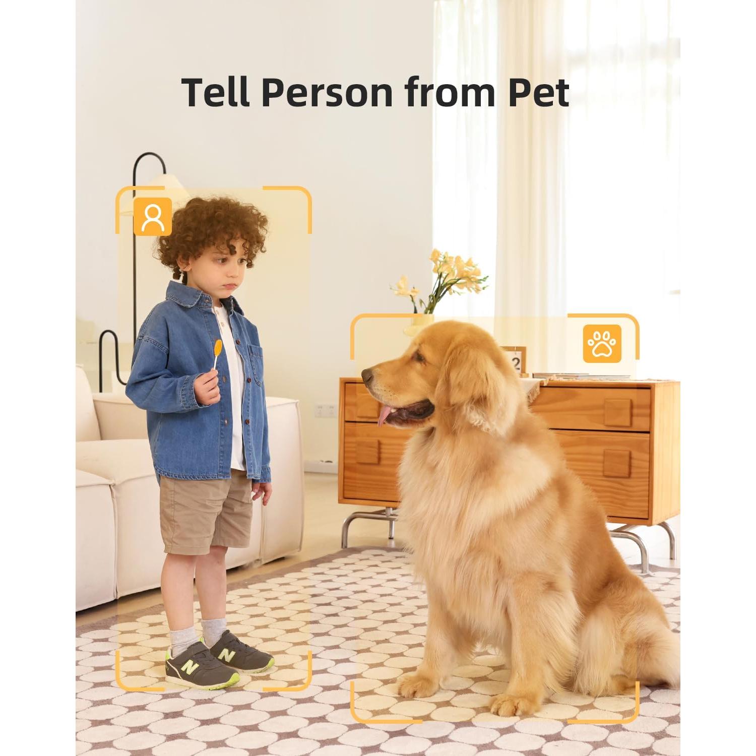 Cámara de Seguridad Interior Noorio T110 2K WiFi 5GHz 360°