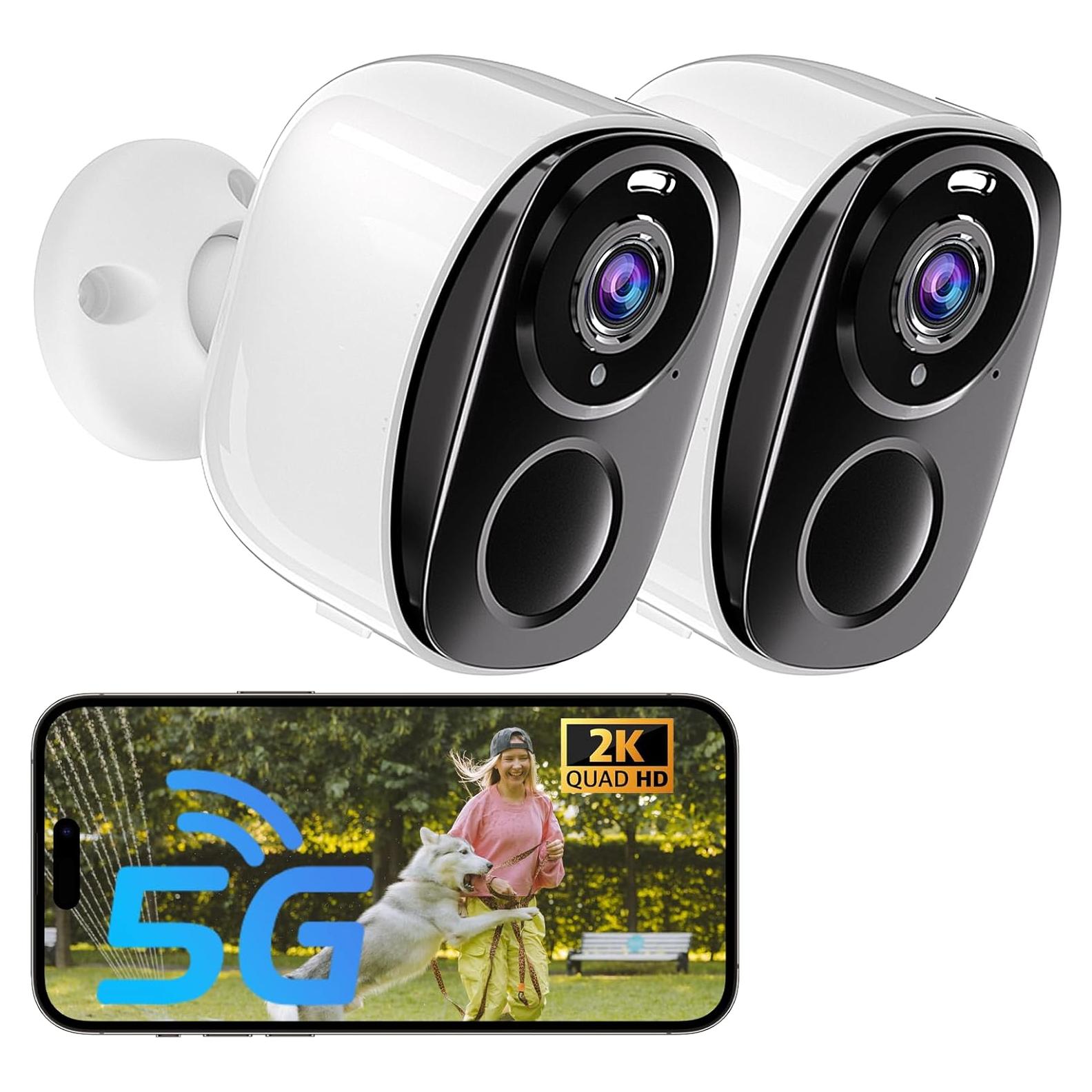 Cámaras de Seguridad Inalámbricas ELECCTV W1 2K Doble Banda