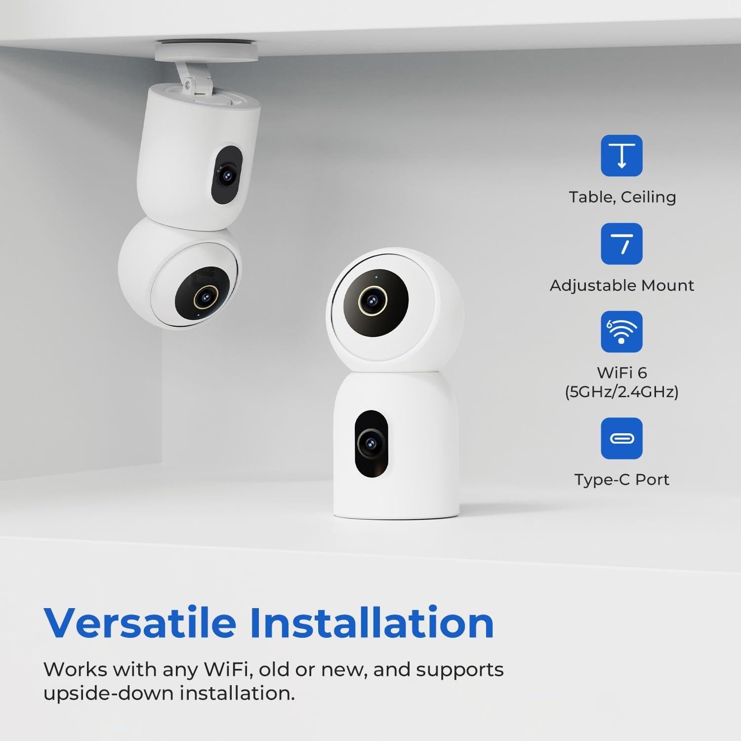 Cámara de Seguridad IMILAB C30 Dual 3K con Doble Lente
