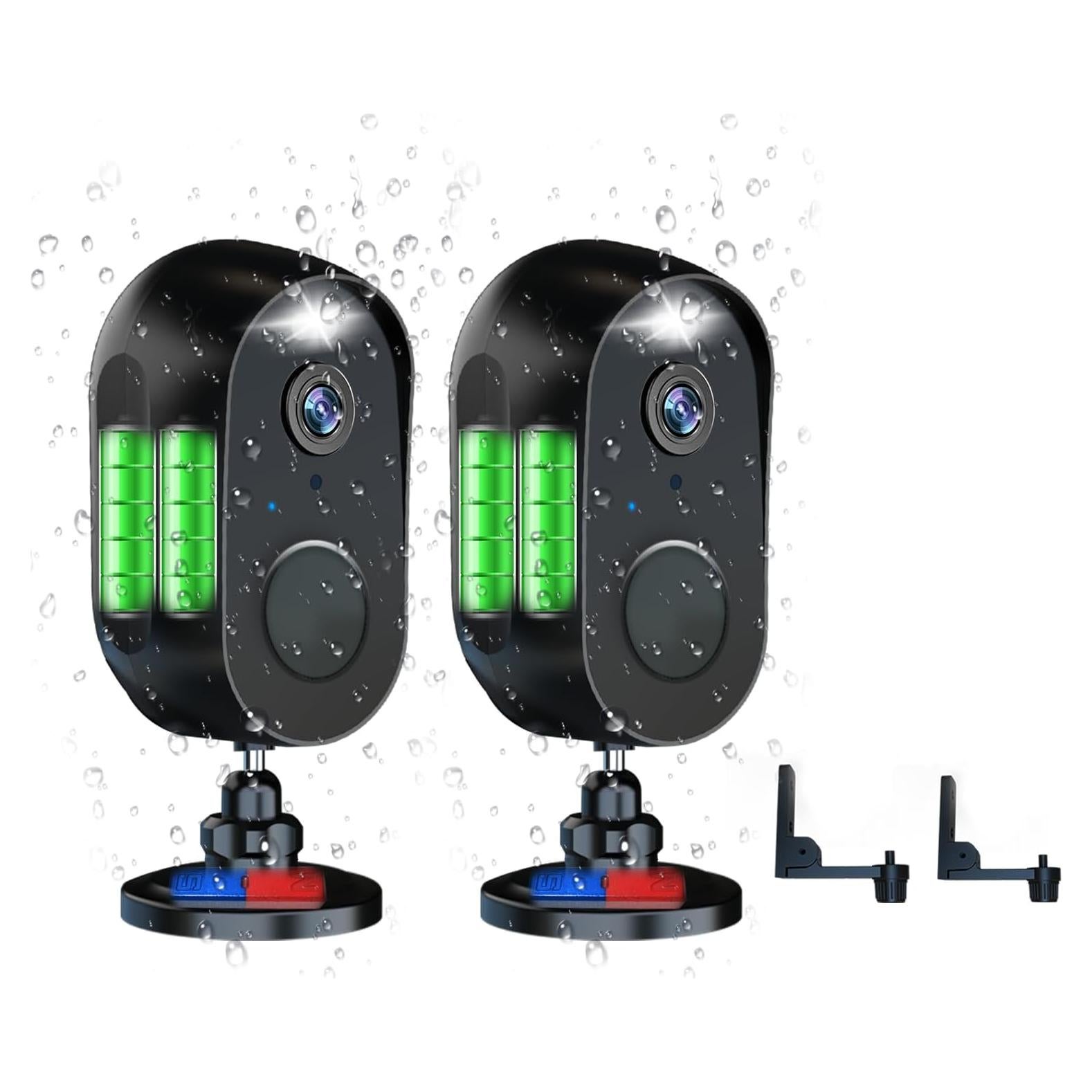 Cámara de Seguridad Inalámbrica LETSCEE 2K con Batería Recargable