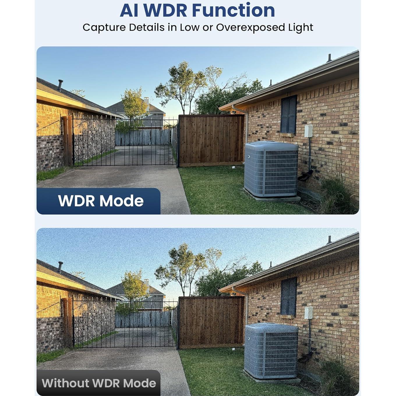 Cámara de Seguridad ZOSI 4x2MP 1080p IP66 Visión Nocturna