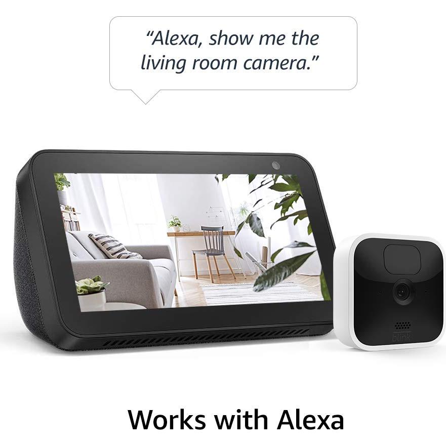 Like-New Blink Indoor (3rd Gen) – wireless, HD security camera with two-year battery life, motion detection, and two-way audio – 2 camera kit
