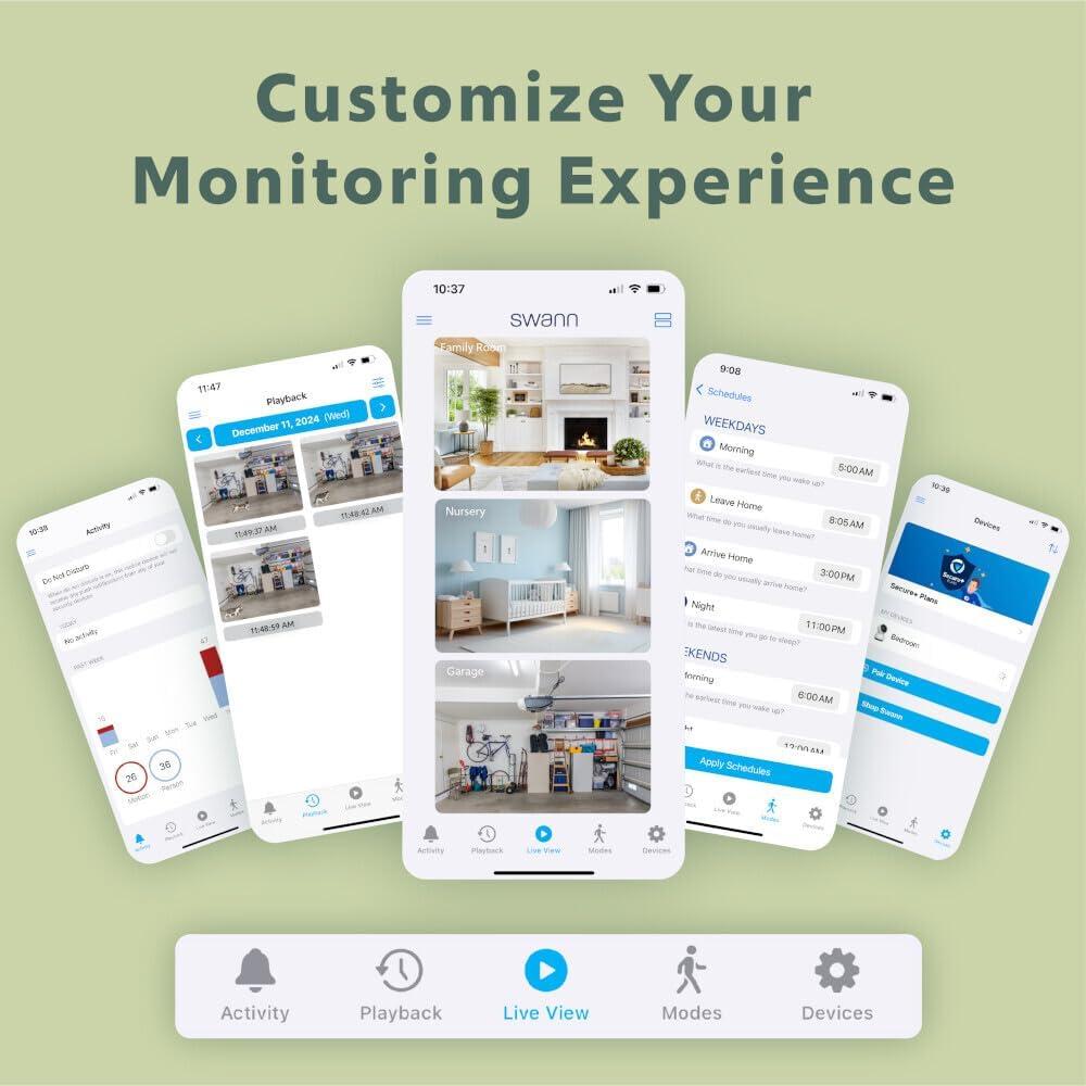 Cámara de Seguridad Wi-Fi Swann SWIFI-SE2KPT 2K HD Interior