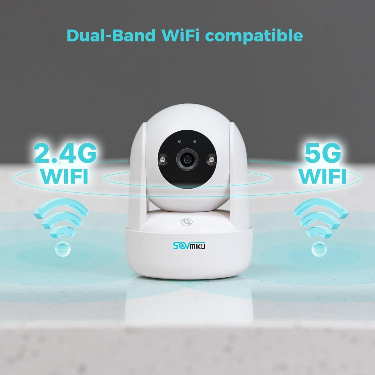 Cámara de Seguridad Vicohome CB2 3MP Wi-Fi 5GHz Interior