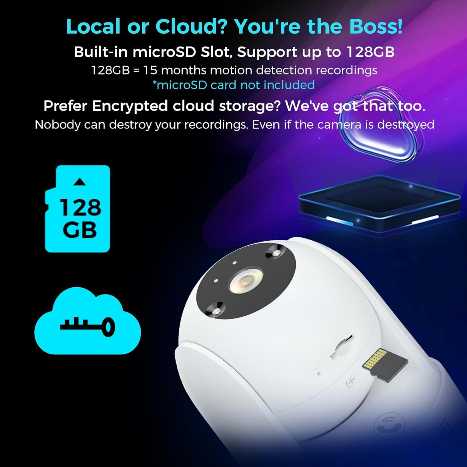 Cámara de Seguridad Vicohome CB2 3MP Wi-Fi 5GHz Interior