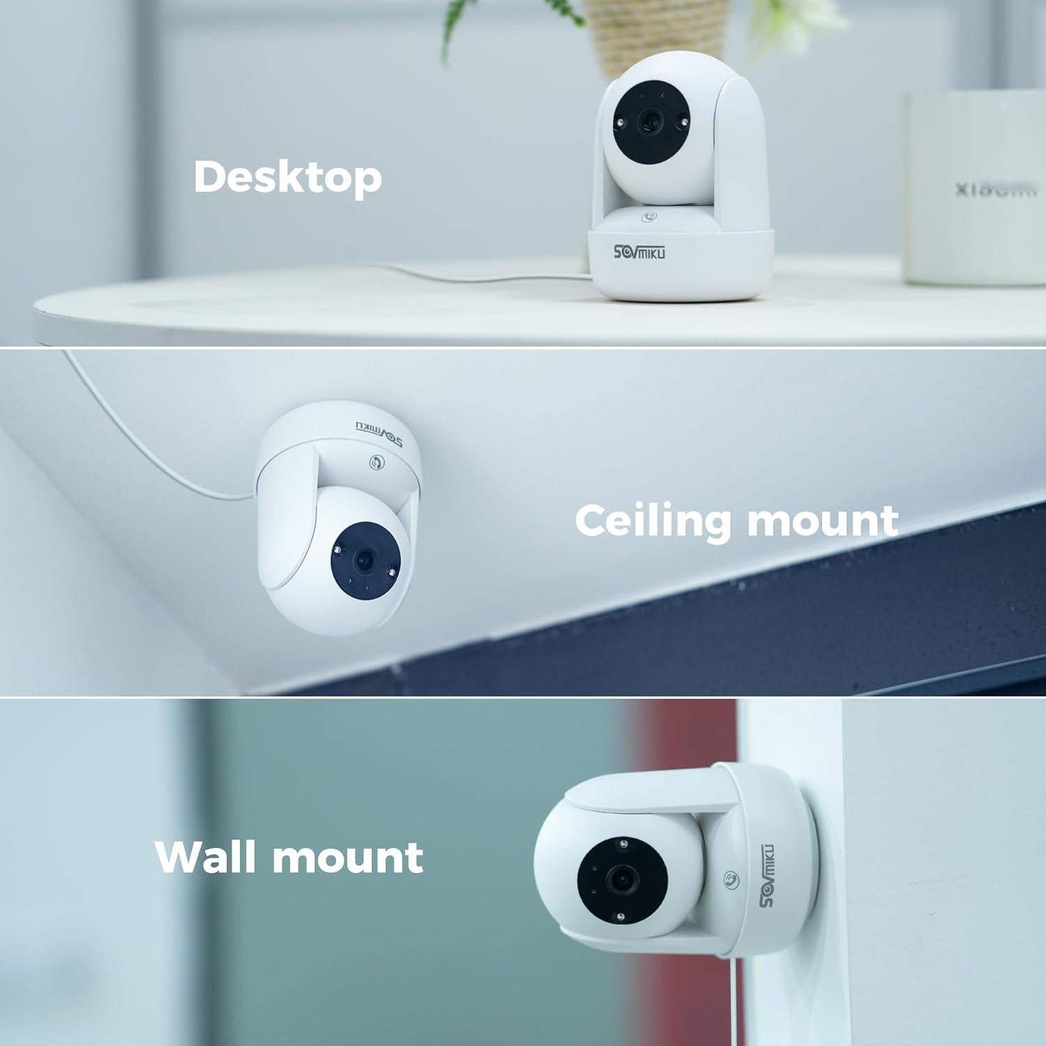Cámara de Seguridad Vicohome CB2 3MP Wi-Fi 5GHz Interior