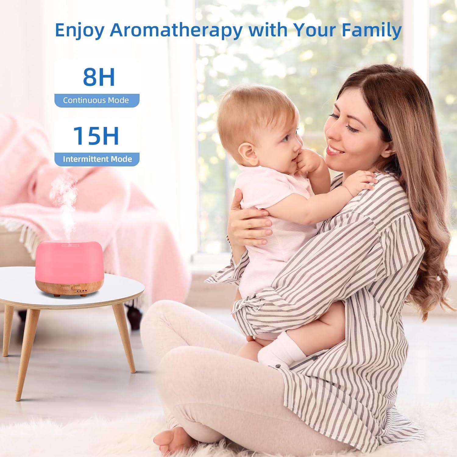 Difusor de Aceite Esencial SPLITSKY 300ml con Control Remoto