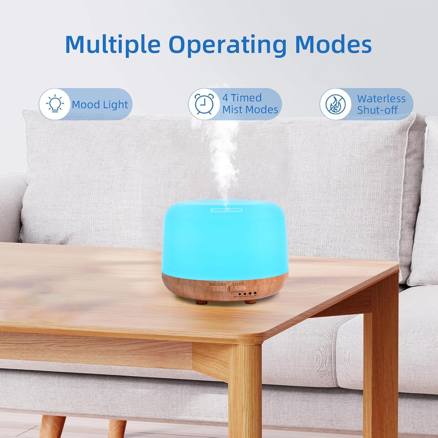 Difusor de Aceite Esencial SPLITSKY 300ml con Control Remoto