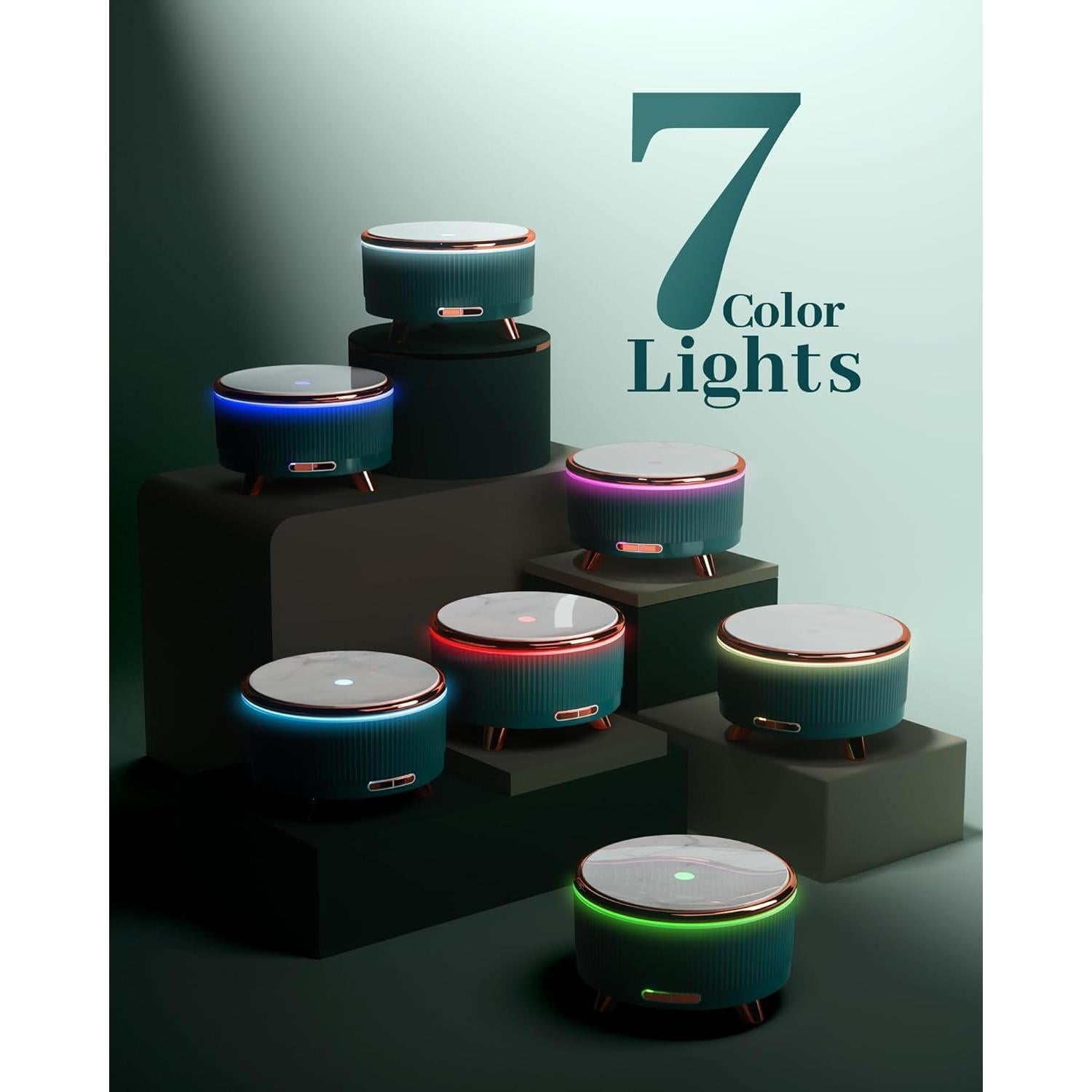 Difusor de Aceite Esencial Jack & Rose 500ml Verde Aromaterapia