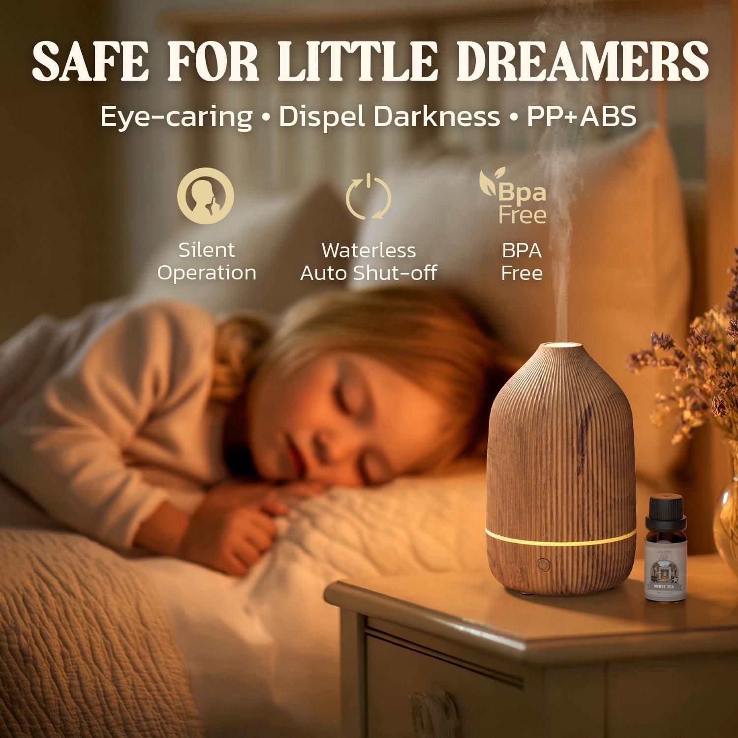 Difusor de Aceite Esencial Salubrito 100ml Grano de Madera