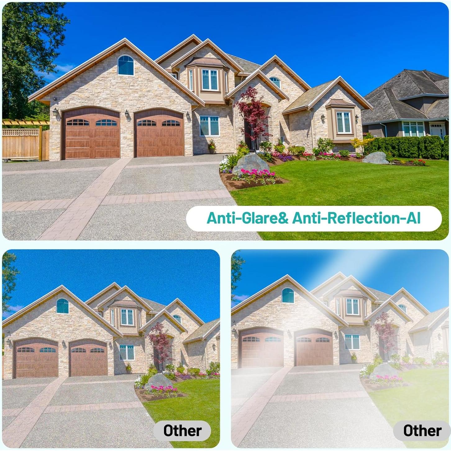 2K Window Camera, 5G & 2.4GHz WiFi Indoor Dome Camera for Home Security with Full Color Night Vision, Human/Motion Detection, Real-Time Alerts, 2-Way Audio, 24/7 Recording, Alexa Support