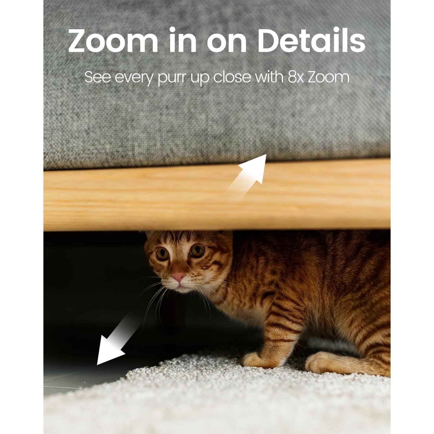 Cámara de Seguridad Interior VIMTAG 2.5K con Audio Bidireccional