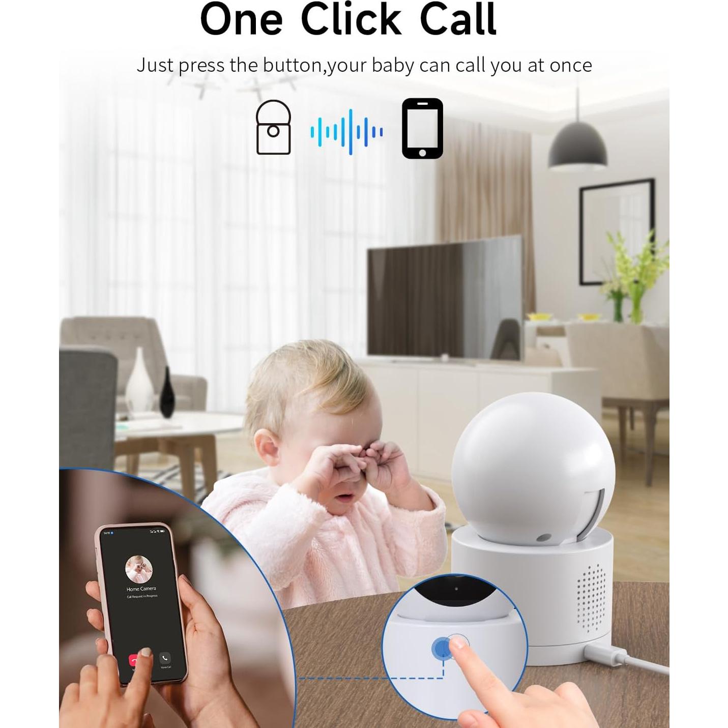 Cámara de Seguridad 2K Mysight CA63 con Pan/Tilt y AI