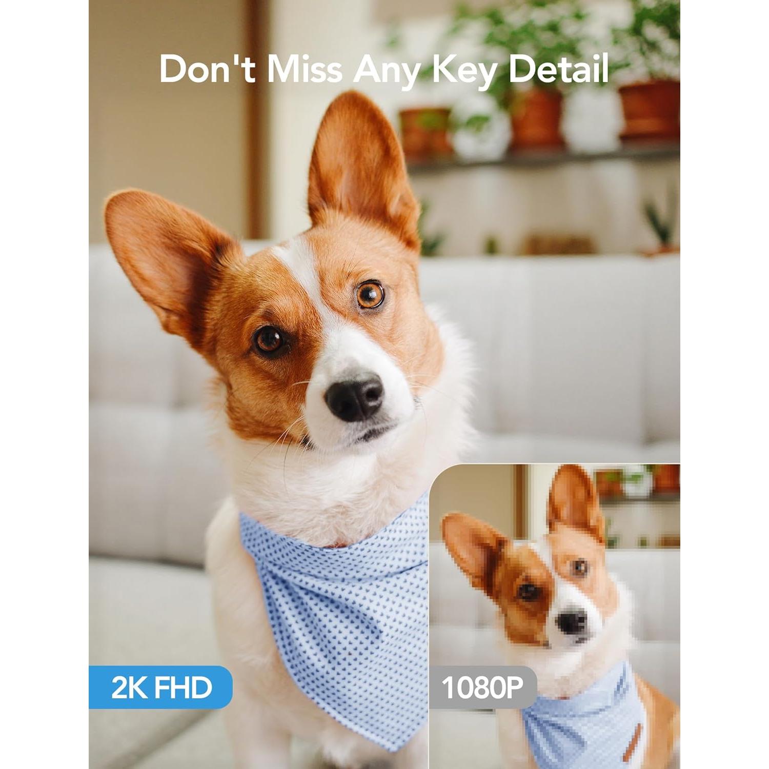 Cámara de Seguridad Interior GNCC 2K con Visión Nocturna