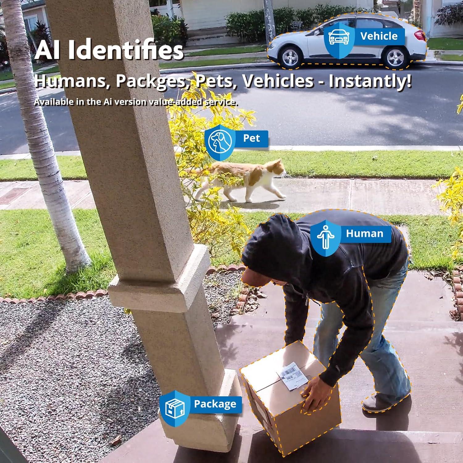 Cámara de Seguridad WiFi Faleemi FS3 2K Interior con Audio