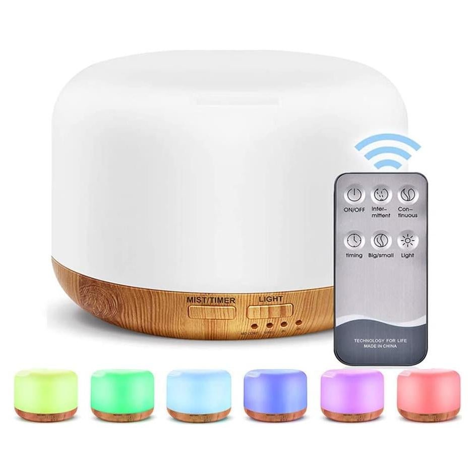 Difusor de Aceite CHOUWEEK 300ML Ultrasónico con Control Remoto