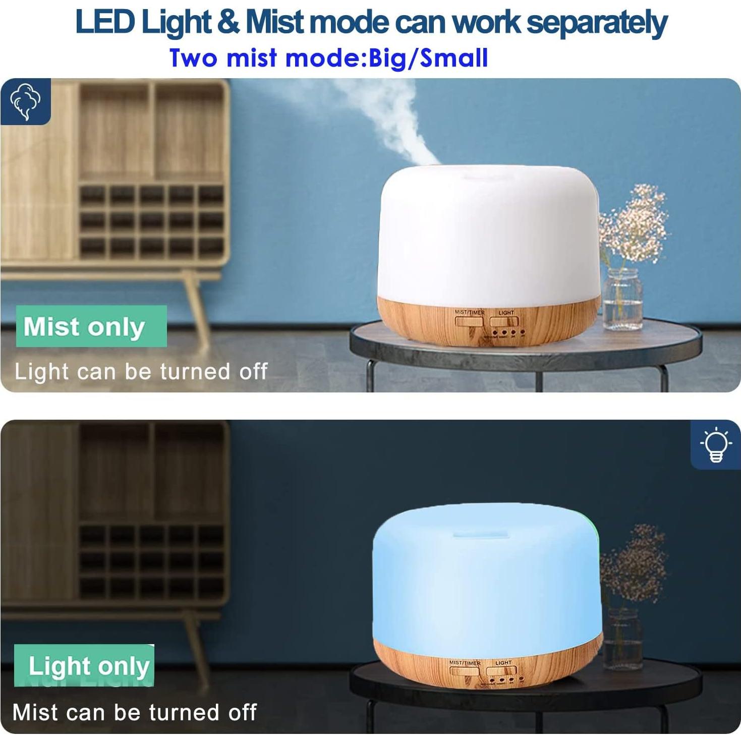 Difusor de Aceite CHOUWEEK 300ML Ultrasónico con Control Remoto