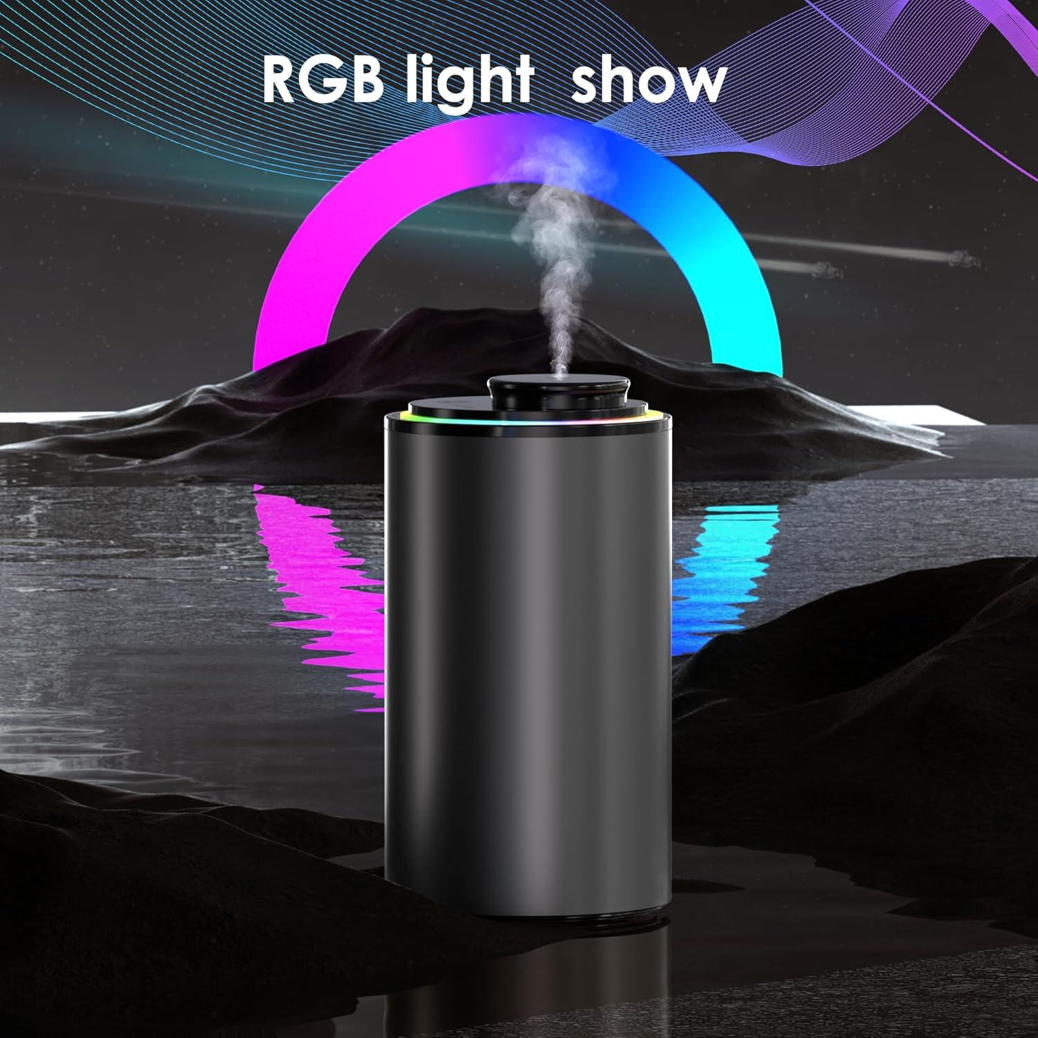 Difusor de Aceite Esencial Sin Agua Ecantl ELT01 Negro