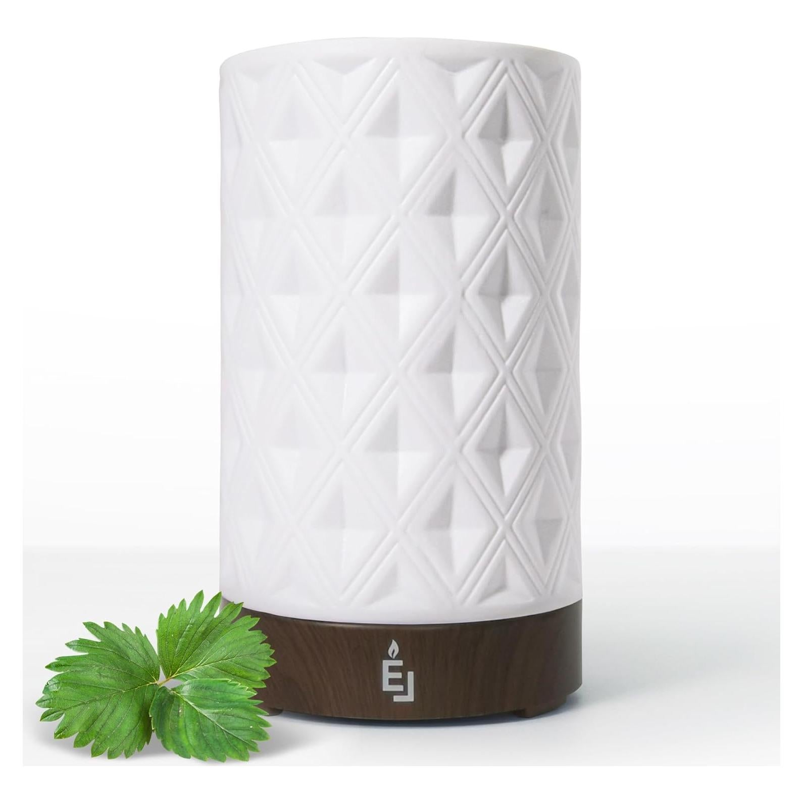 Difusor de Aceite Esencial Earnest Living 100ml Cerámica con Luz