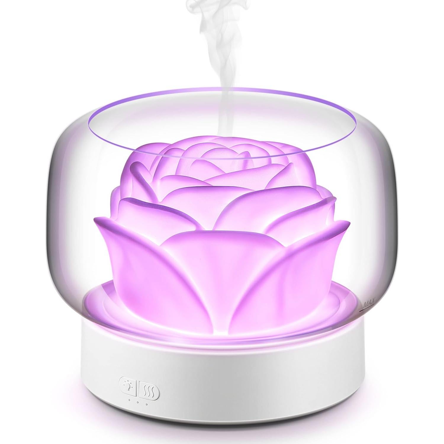 Difusor de Aceites Esenciales SEVEYEE 500ml Aromaterapia LED