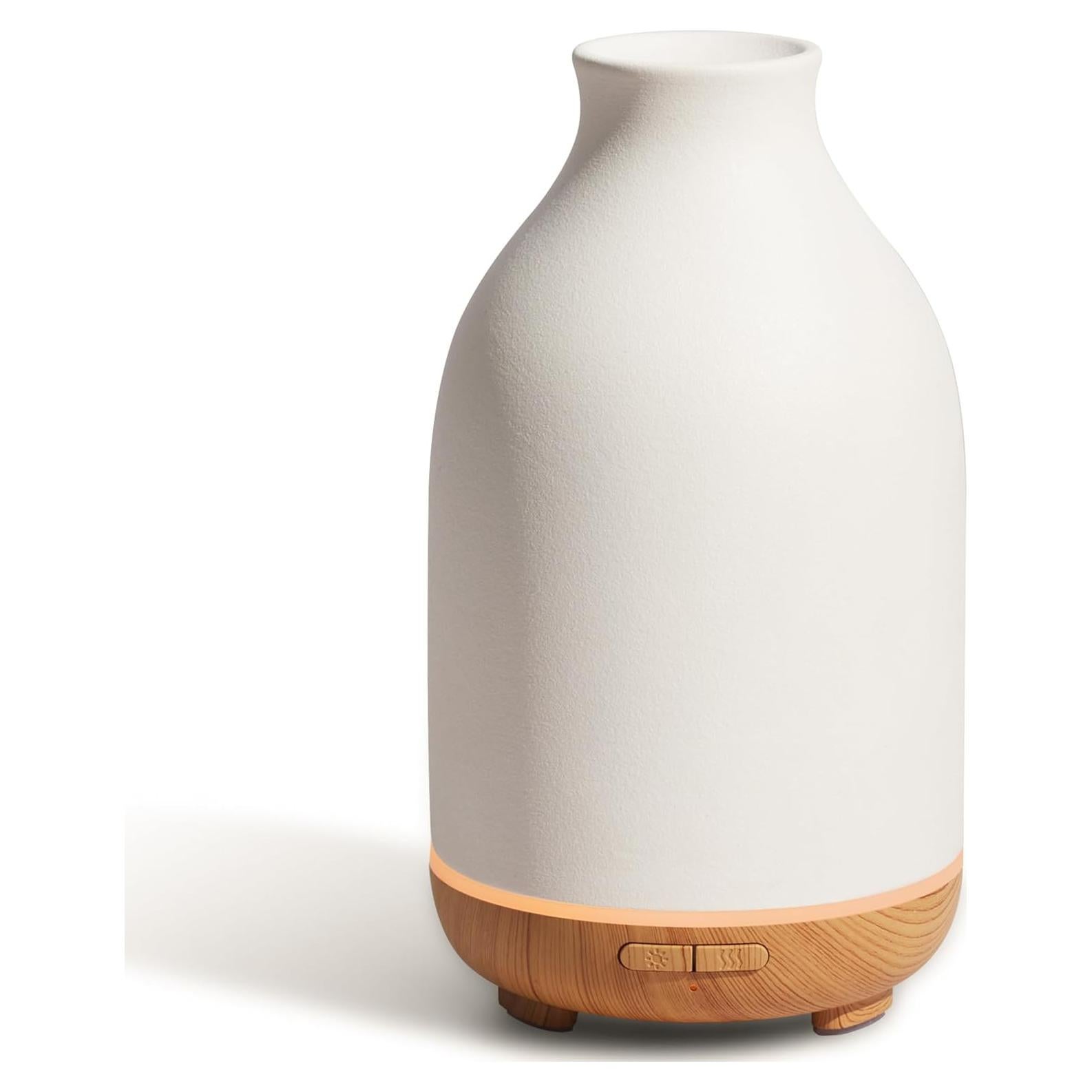 Difusor de Aceite Esencial InnoGear 150ml Cerámica Blanco