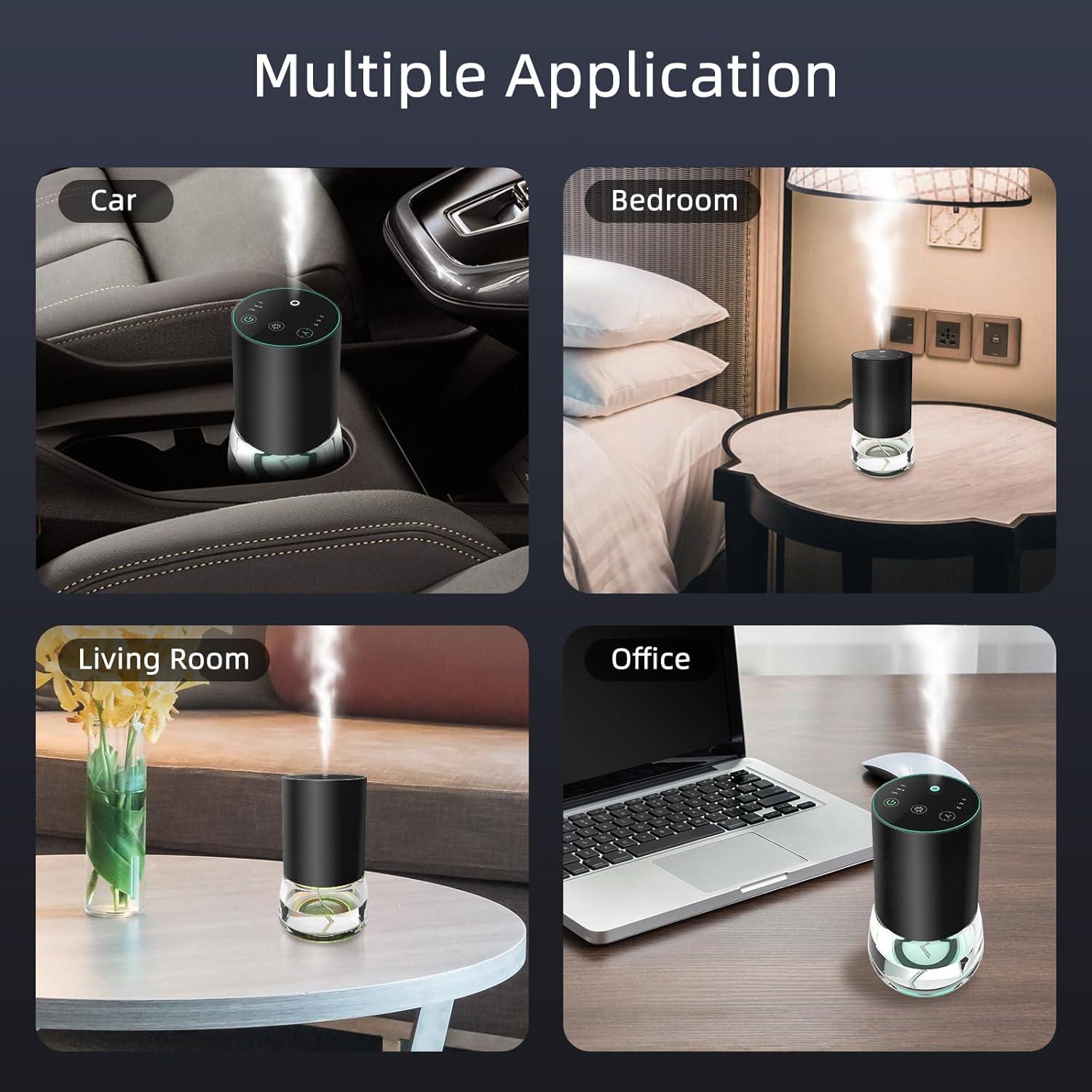 Difusor de Aceite Esencial Sin Agua KONCHILE E30 100ML Batería