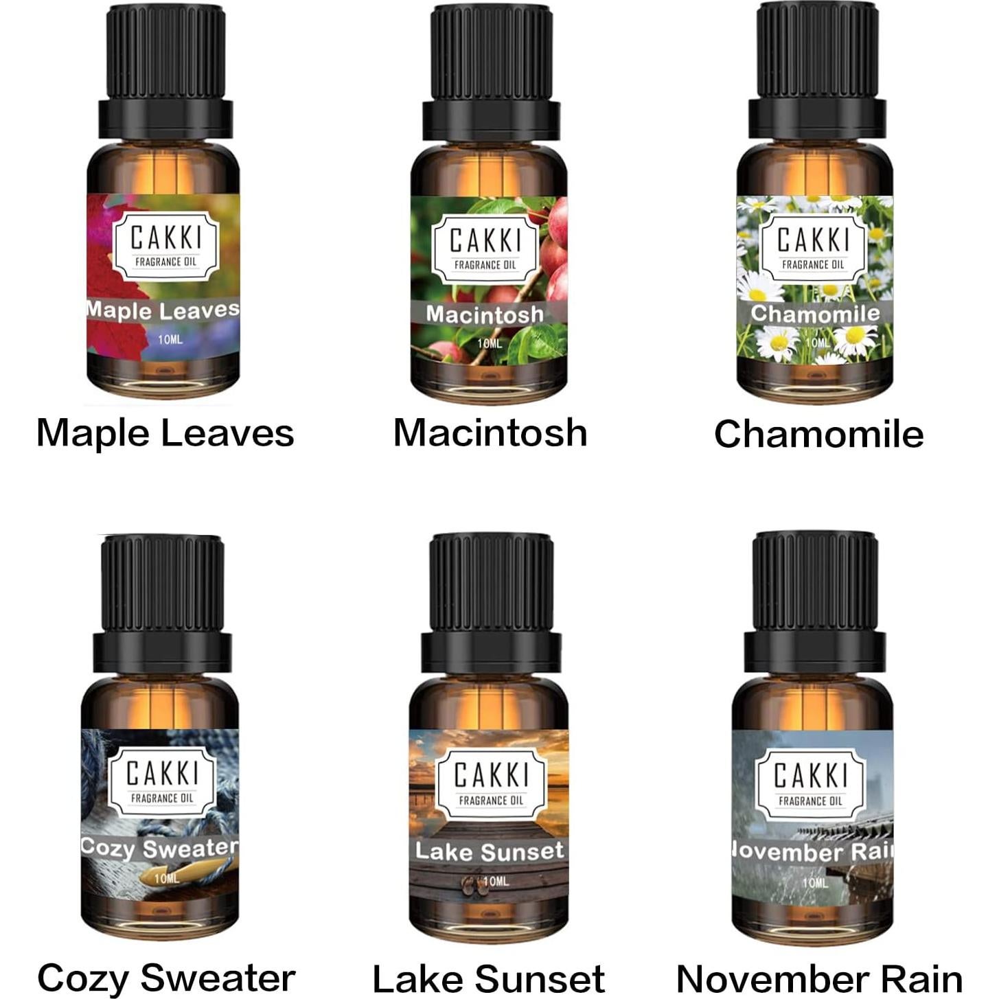 Set de Aceites Esenciales Otoño CAKKI 6x10ml Aromaterapia
