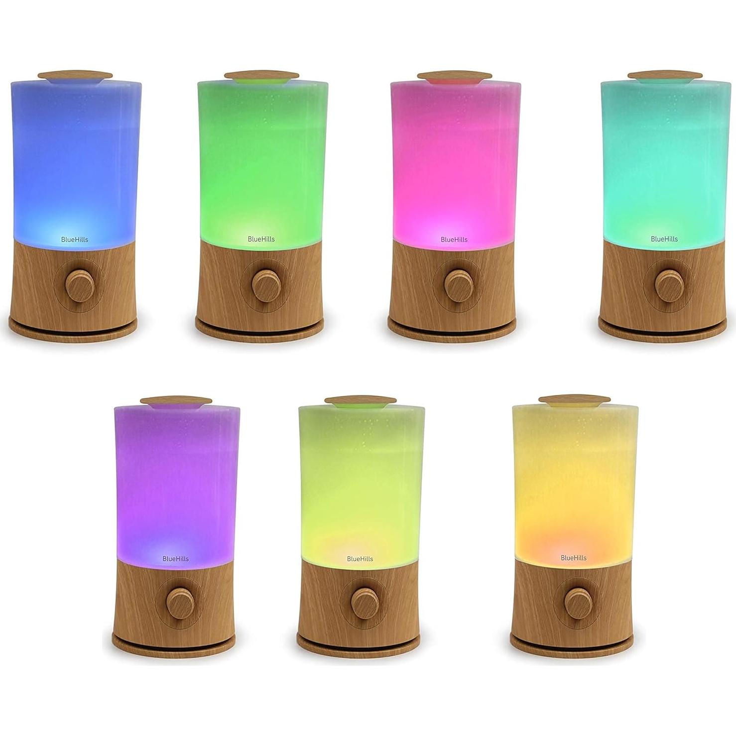 Difusor de Aceite Esencial BlueHills 2000 ML Madera Claro