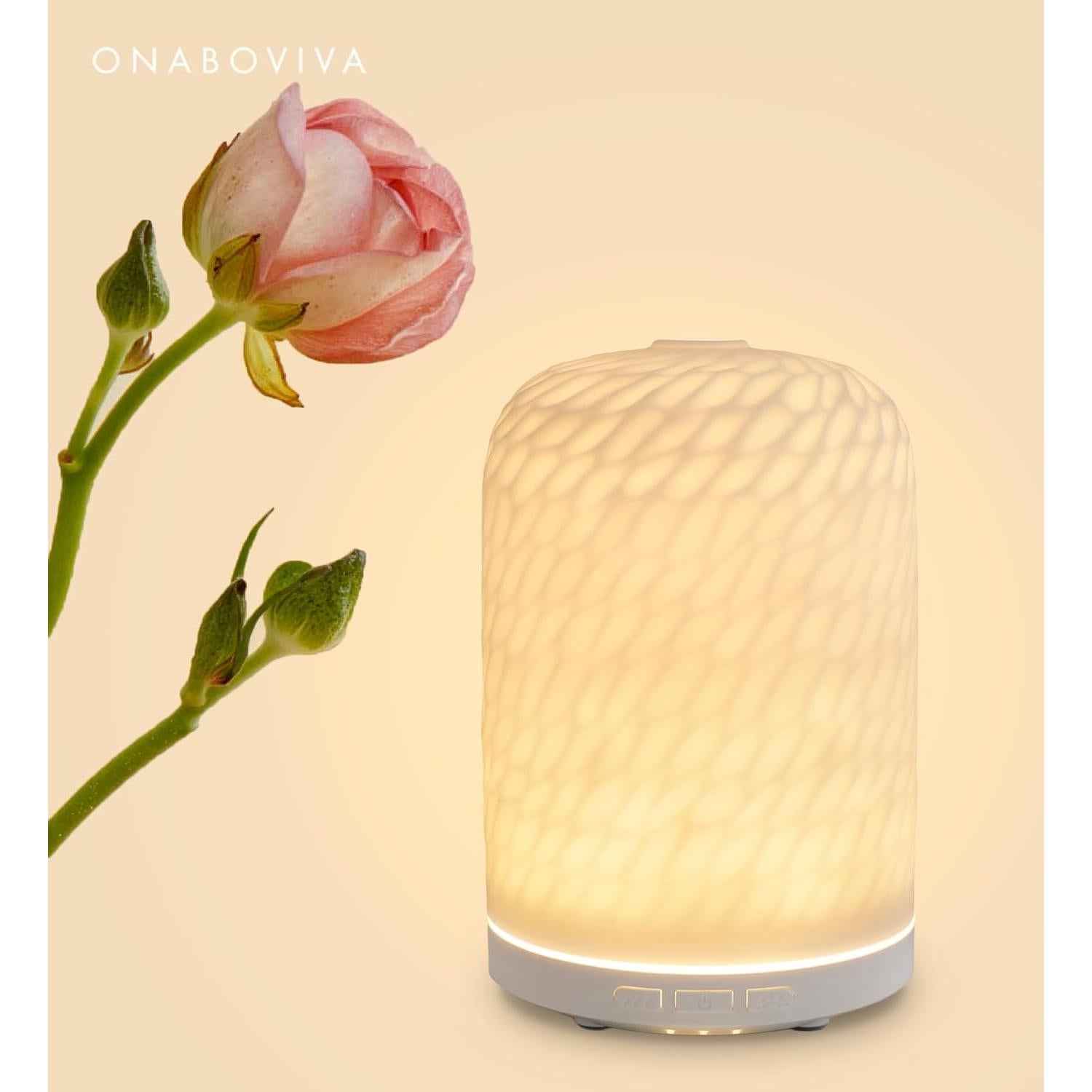 Difusor de Aromaterapia Onaboviva M53 120ml Cerámica Ripple