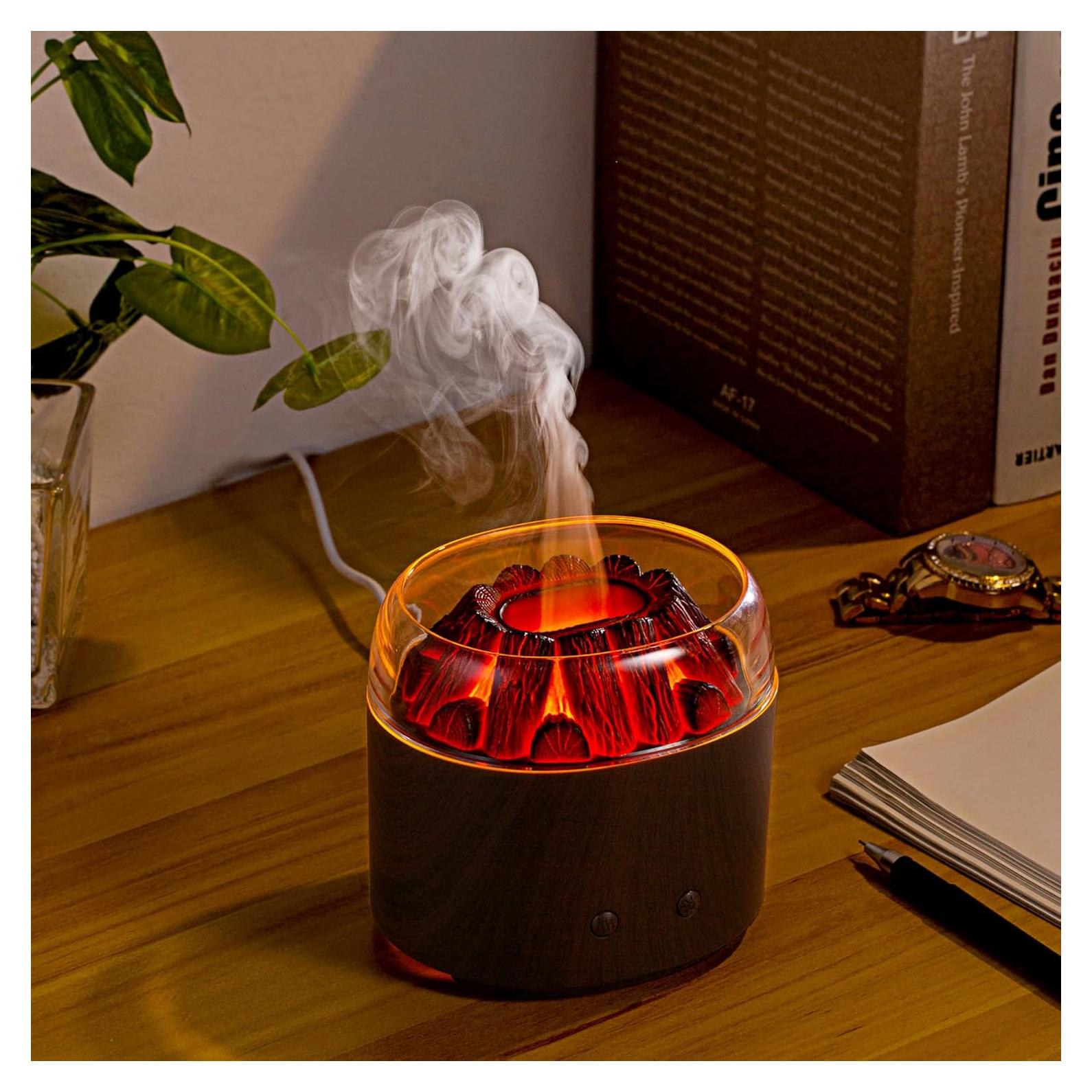 Difusor de Aroma Ultrasónico Daileeby Carbón Madera Oscura