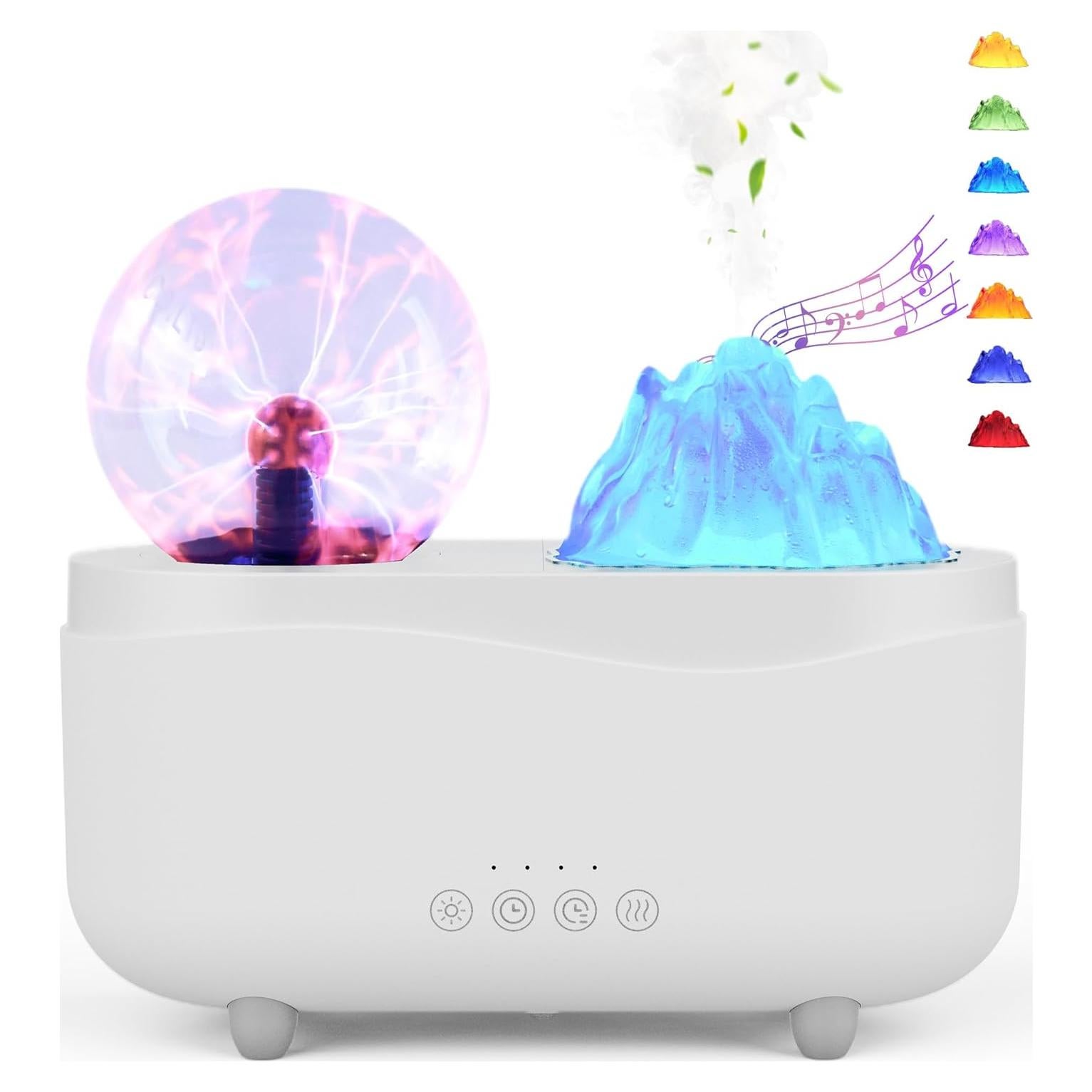 Difusor de Aceite Esencial Simfree 260ml con Altavoz y Luz LED