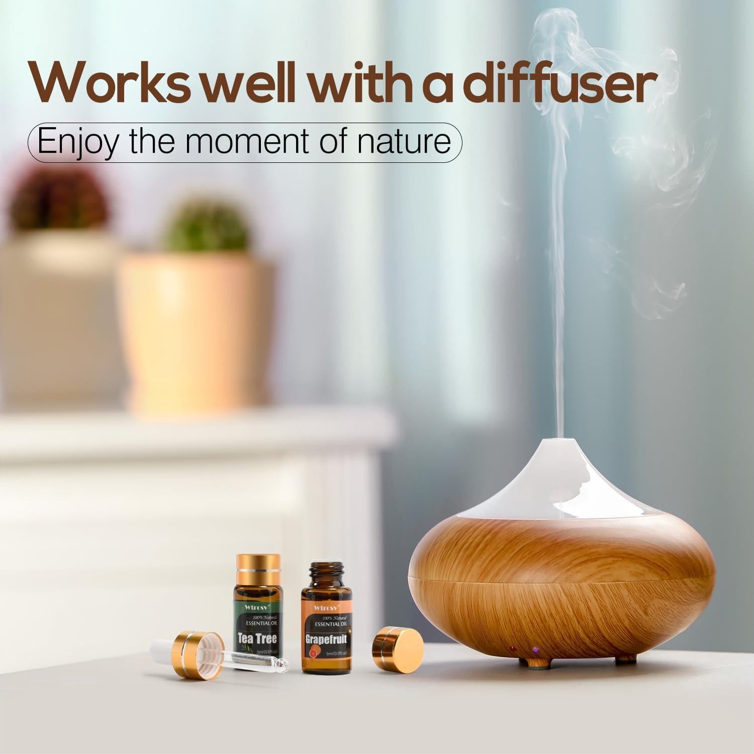 Juego de 30 Aceites Esenciales Wtrcsv para Aromaterapia 5 ml