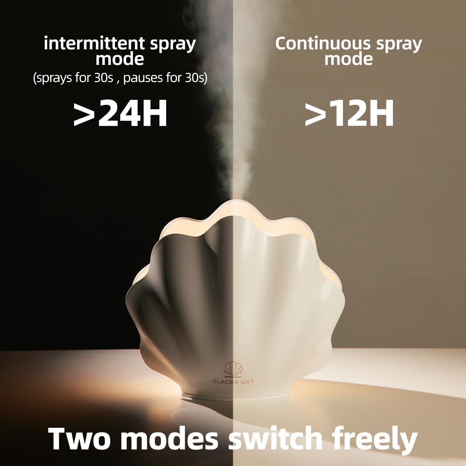 Difusor de Aceite Esencial 260ml Glacier Gift Z8 con Control Remoto