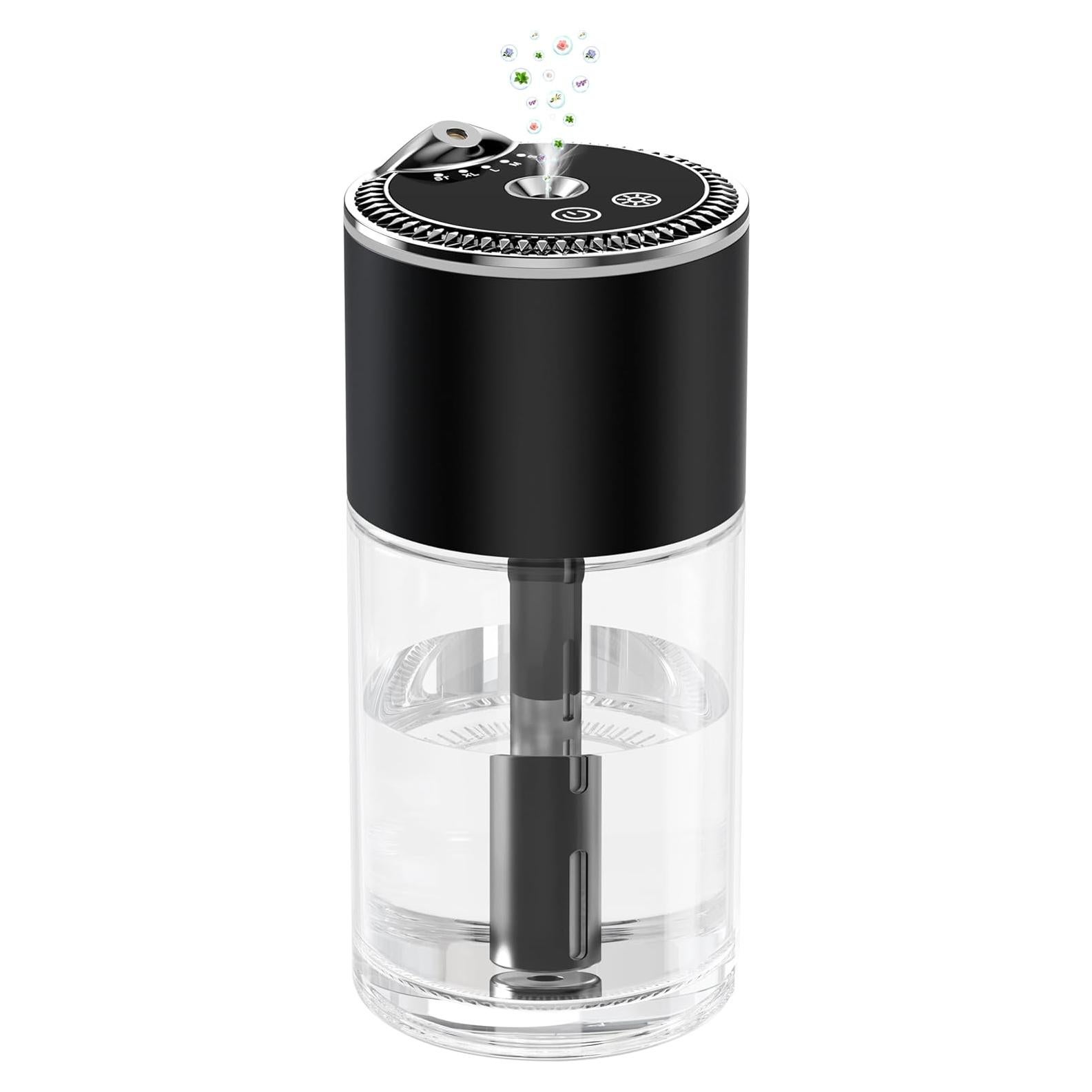 Difusor de Aceite Esencial Pancellent 250ml Negro con Luz