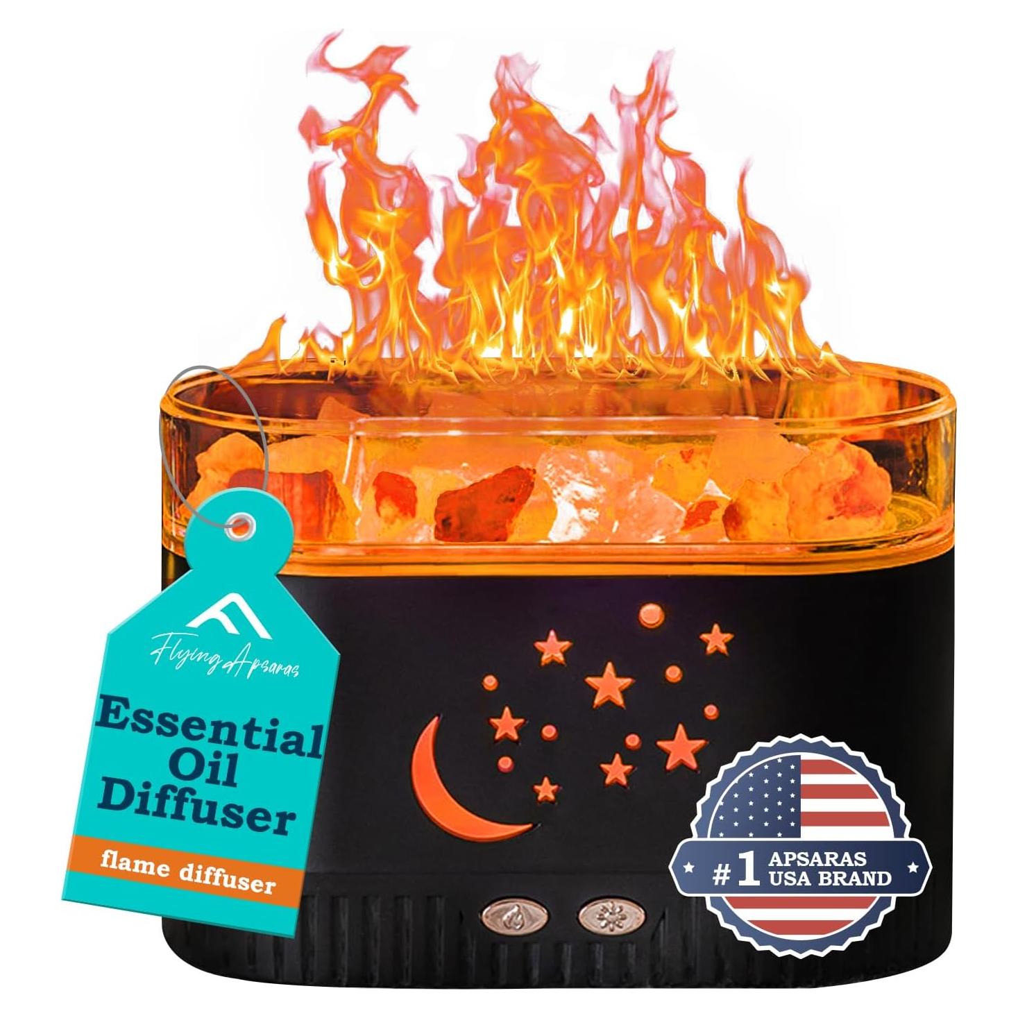 Difusor de Aceites Esenciales FLYING APSARAS 200ml Sal del Himalaya