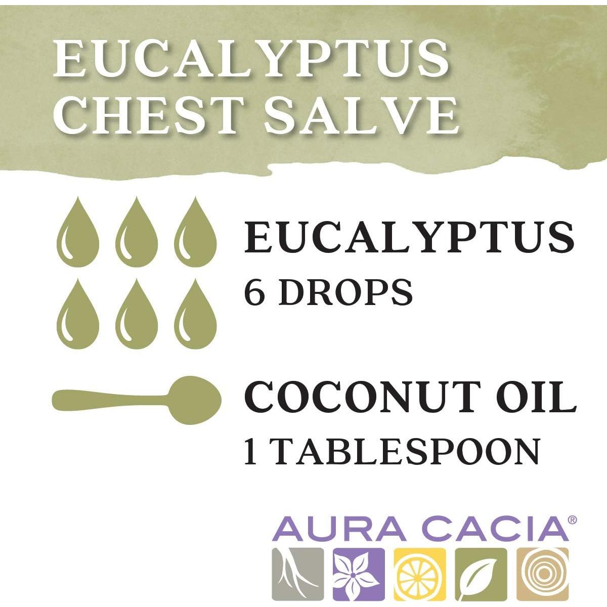 Kit de Aceites Esenciales Aura Cacia 4-Pack Lavanda Eucalipto Menta Árbol de Té