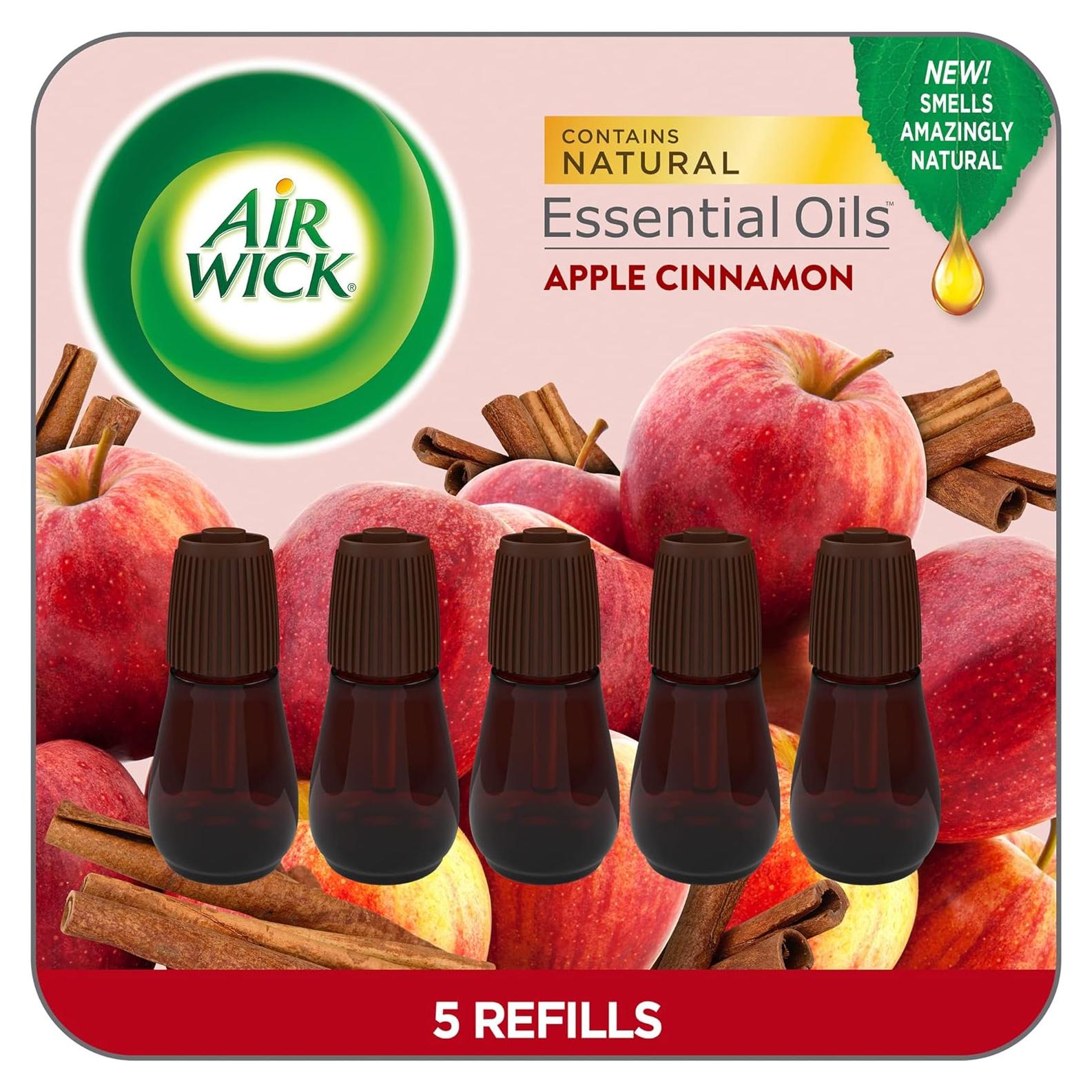 Recarga Air Wick Esencial Mist 5 ct Manzana Canela Ambientador