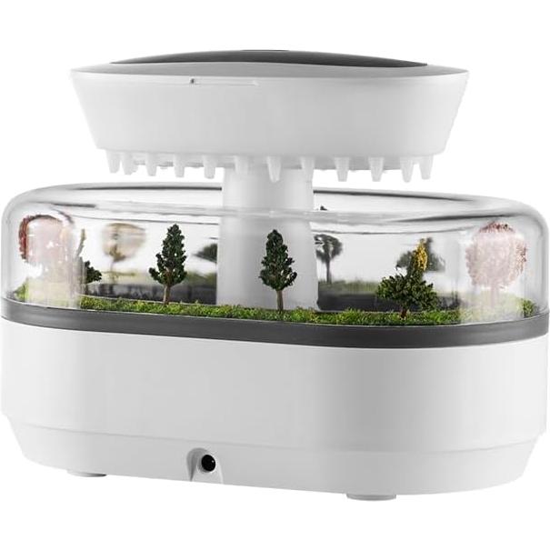 Difusor de Aceite Esencial hwnguJ 250ml con Ruido Blanco y LED